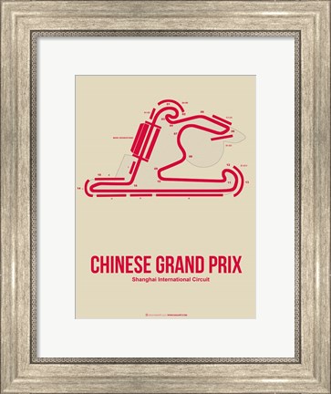 Framed Chinese Grand Prix 3 Print
