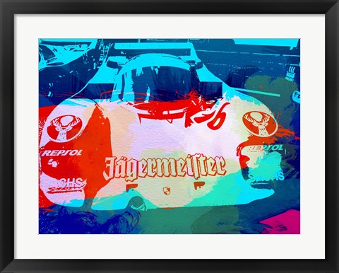 Framed Porsche 956 Jagermeister Print
