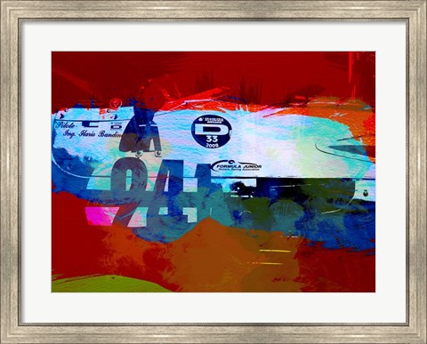 Framed Laguna Seca Racing Cars 1 Print