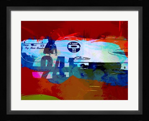 Framed Laguna Seca Racing Cars 1 Print