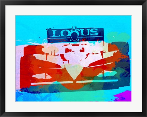 Framed Lotus F1 Racing Print