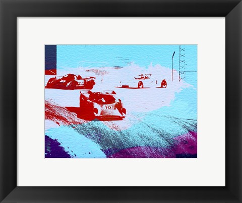 Framed Le Mans Racing Laguna Seca Print
