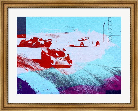 Framed Le Mans Racing Laguna Seca Print