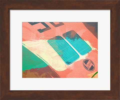 Framed Porsche 356 Detail Print