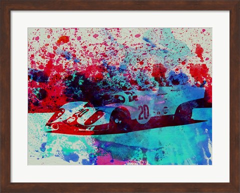 Framed Porsche 917 Gulf Print