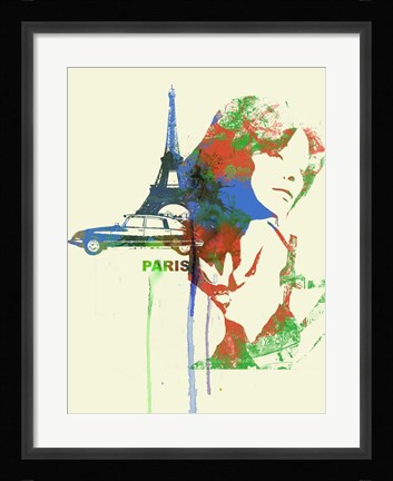 Framed Paris Romance Print