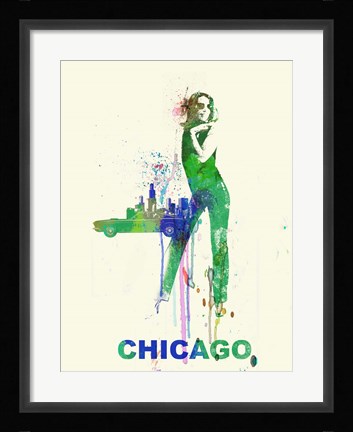 Framed Chicago Romance Print