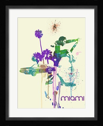 Framed Miami Romance Print