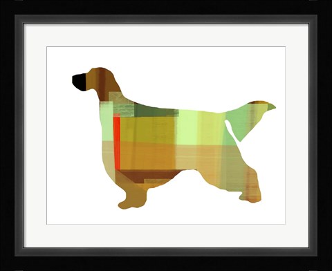 Framed Gordon Setter Print