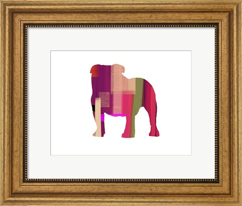 Framed Bulldog Print