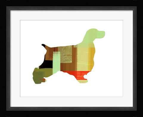 Framed Cocker Spaniel 1 Print