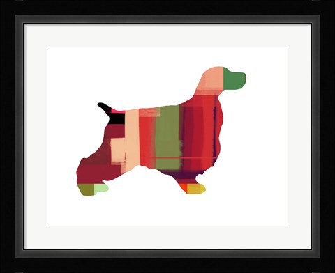 Framed Cocker Spaniel 2 Print