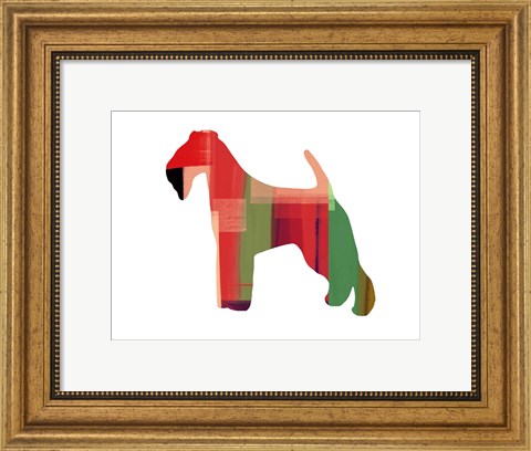 Framed Irish Terrier Print