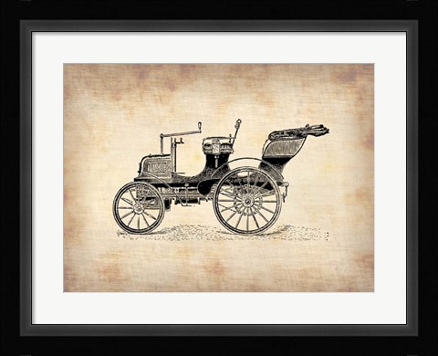 Framed Classic Old Car 2 Print