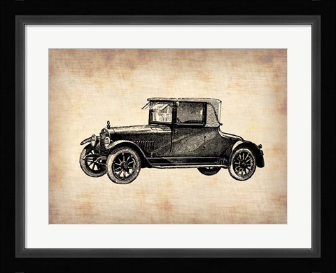 Framed Classic Old Car 3 Print