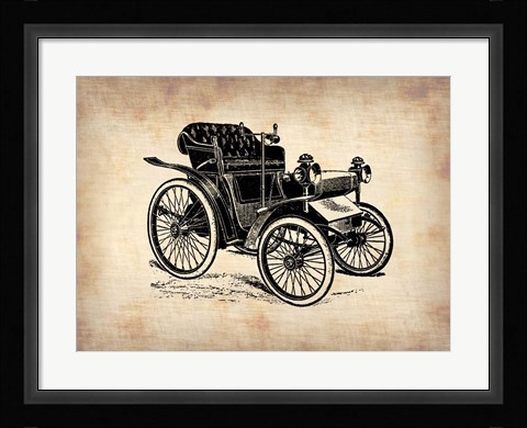 Framed Classic Old Car 4 Print