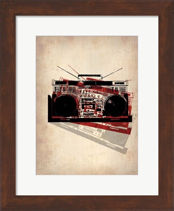 Framed Vintage Radio 2 Print