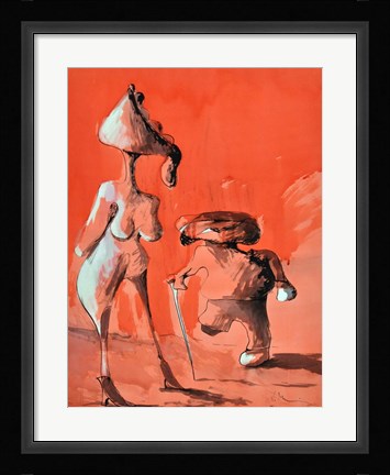 Framed Downtown 2 Print