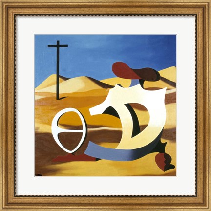 Framed Desert Play Print