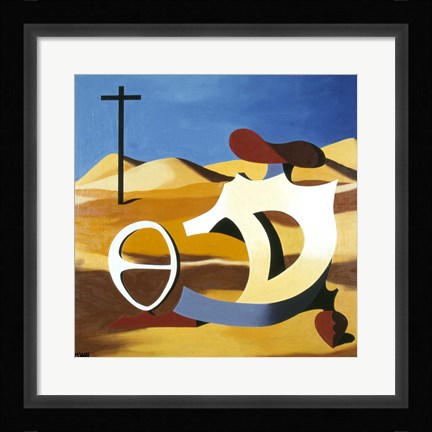 Framed Desert Play Print