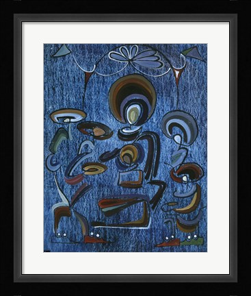 Framed Holly Family Print