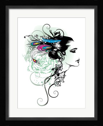 Framed Feathers of Love Print