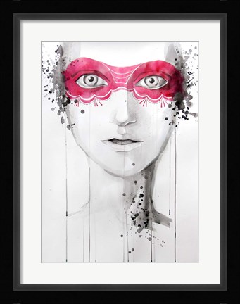 Framed Mask Print