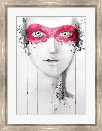 Framed Mask Print