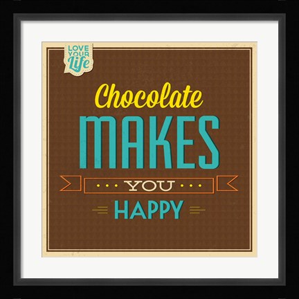 Framed Chocolate Print