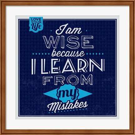 Framed I&#39;m Wise 1 Print