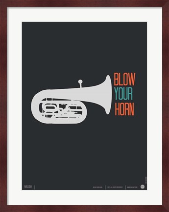 Framed Blow Your Horn Print