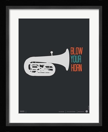 Framed Blow Your Horn Print