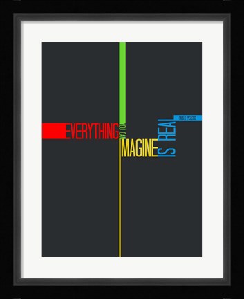 Framed Everything you Imagine Print