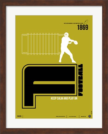 Framed Football Print