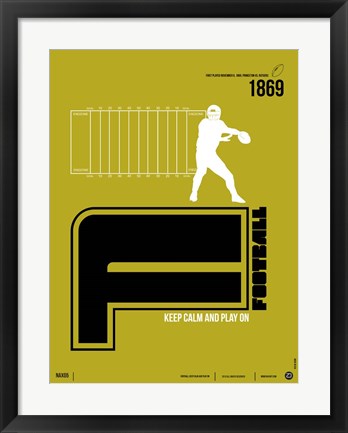 Framed Football Print