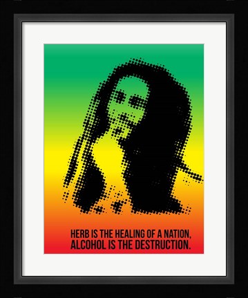 Framed Bob Marley Print