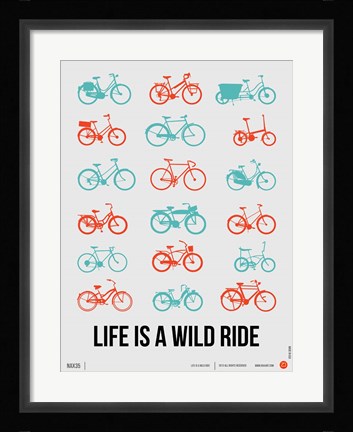 Framed Life is a Wild Ride 2 Print