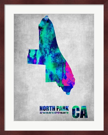 Framed North Park California Print