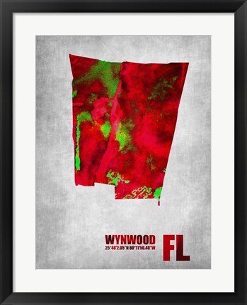Framed Wynwood Florida Print