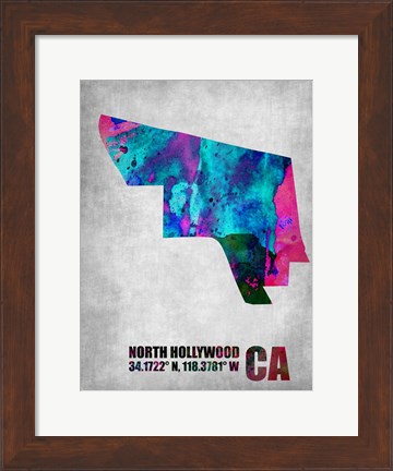 Framed North Hollywood California Print