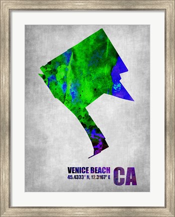 Framed Venice Beach California Print