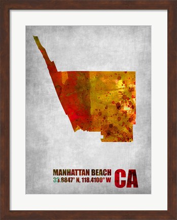 Framed Manhattan Beach California Print