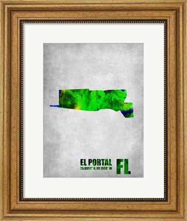 Framed El Portal Florida Print