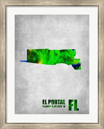 Framed El Portal Florida Print