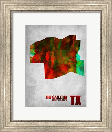 Framed Galleria Texas Print