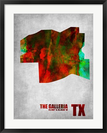 Framed Galleria Texas Print