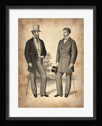 Framed Vintage Victorian Man 1 Print