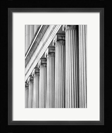 Framed Structural Details III Print