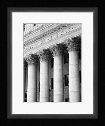 Framed Structural Details V Print