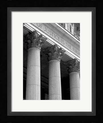 Framed Structural Details VII Print